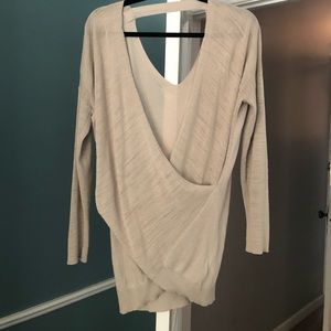 All Saints Taupe Twist Jumpet